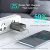 25 Вт PD Phone Charger Samsung S22 S21 S20 Примечание 10 Адаптер быстрая зарядка с коробкой