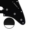 11 Holes SSS Guitar Pickguard Backplate Tremolo Cover Set Screws for Electric Guitar Parts