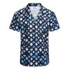 Designer Letter Hawaii Skjortor Tee Sweatshirt Mode High Street Kortärmad Sommar Casual T-shirt Andas Män Dam Strandskjortor