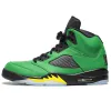 JUMPMAN 5 Baskets de basket-ball pour hommes Jade Horizon 5s Panneau arrière brisé Bluebird Green Bean réfléchissant Raging Bull Racer Bleu Oregon Ducks Blanc Off Baskets