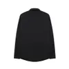 2021 dressers مصممين اللباس قميص الرجال الأزياء مجتمع أسود الرجال بلون الأعمال عارضة الرجال طويلة الأكمام M-3XL # 10