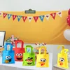 Present wrap 20pcsset Sesame Non Woven tyg Bag Elmo Cookie Theme Party Decor Birthday Decoration Söt färgglada lagringsartiklar F9813583