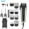 VGR Hair Clipper Professional Electric Machine Cut Adult Magic S Wired Power Trimmers Kit Men 220712