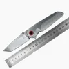 Promocja R1501 Flipper Składanie noża D2 Kamienne mycie Tanto Point Blade Stal Stael Stal Stal łożyska Kulki Szybkie otwarte noże z nylonową torbą