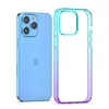 1.5MM Double Couleurs Dégradé Acrylique Téléphone Cas Pour Samsung Galaxy A10 A20 A30 A50 A30S A50S A10S A20S A52 A72 Transparent Clair TPU Antichoc Mobile Couverture Arrière D1