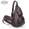 Waist bag Camida Cht Trend Men's Leather Outdoor Leisure Large Capacity Msenger Bag 4025