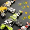 Yoou M416 Camuflage Toy Toy Paint Ball Gun com Gel Blaster Beads1651772