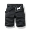 Cargo Shorts Summer Men Beach Hot Cargo Solid Color Cotton Men Boardshorts Casual Fitness