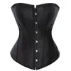 Bustiers korsetter Plus Size Bustier Gothic Pets Up Bindes and Shapers Overbust Body Shapewear Women Sexig Slimming Midje Trainer Bened#Rubu