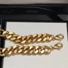 Nytt designerhalsband och armband choker för unisex bokstäver armband guldkedja leverans av hög kvalitet rostfritt stål charm halsband3147145