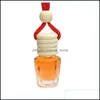 Packing Bottles Office School Business Industrial 5Ml Glass Per For Car Decoration Wood Screw Caps Colorf Hang Rope Empty Pendant Bottle 1
