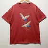 682l Men's T-shirts Mens Designer t Shirt Red Crowned Crane Printing Summer Hip Hop Fashion Men Women Short Sleeve Tees Size S-3xl