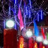 Strings LED Multi-Color 50cm Meteor Shower Tubos de chuva AC100-240V Luzes de Natal Festa de casamento Jardim de Xmas Luz ao ar livre