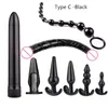 Nya 8st Set Safe Silicone Butt Plug Dildo Masturbation Anal Vaginal Sexiga leksaker för vuxna kvinnor män dilator