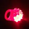 Anneau à bulles clignotant Rave Party Clignotant Soft Jelly Glow Vente chaude! Lumières LED Cool Led Light Up Finger