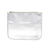 Transparent Women's Cosmetic Bag Nylon Waterproof Makeup Bags Travel Clear Bathroom Organizer Bath Toiletry Wash Snack Bag