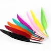 1000 stks retro stijl veer ganzenveer plastic balpen voor kantoor student home decor willekeurige kleur