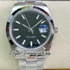 EWF V3 EW126300 Cal.3235 EW3235 Automatische heren Watch 41 mm Blauwe kiezerstickmarkers 904L roestvrijstalen armband met dezelfde seriële garantiekaart super eeuwigheid horloges
