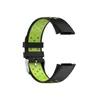 Cinturino da polso traspirante in maglia bicolore Cinturino da polso Cinturino da polso Sport Donna Uomo Cinturini in silicone morbido per Fitbit Charge 5 Charge5 Smart Watch Band