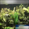 Décorations Aquariums Poissons Fournitures pour animaux domestiques Maison Jardin Aquarium Plante Plume Herbe Fournit Un Environnement Beautif Pour Les Animaux Aquatiques Réservoir