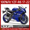 TRABALIFICAÇÃO DE INJECÇÃO PARA YAMAHA YZF R6 R 6 600 CC YZF-600 2017 2018 2019 20 21 22 Body 119no.24 YZF-R6 YZFR6 17 18 19 2020 2021 2022 YZF600 2017-2022 OEM FARATING FACTORY BLK