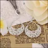 Dingle ljuskronorörhängen smycken sier vintage för kvinnor lyxig bröllop födelsedag julklappar släpp leverans 2021 ntocu