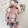 Рюкзак большой емкости, женский непромокаемый милый школьный рюкзак Kawaii, сумка для ноутбука для девочек, дорожная сумка на плечо для женщин, Mochilas 220815