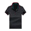 Männer Polo -Hemden Luxus Designer Kleidung Sommer Kurzärmel Fashion Casual Hip Hop Stickerei Buchstabe Farbgestelle MENS POLOS POLOS