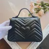 Top Quality Marmont Designers Shoulder Bags Women Chain Bag Crossbody Messenger Tote Female Quilted Heart Leather Handbags Purses Wallets