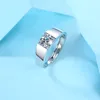 Solitaire man 1ct lab Sona Diamond Ring 925 Sterling Silver Party trouwringen voor mannen Moissanite Accessoire