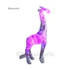 Inflatable Giraffe Parade Performance Animal Model Air Blow Up Colorful Giraffe Balloon For Outdoor Event