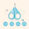 Baby nail scissors Short mouth nail-scissors Babys nails clippers Safety care round head scissors T9I002046