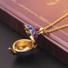 Chaînes émail théière pendentif collier longue chaîne peint à la main coloré mode Bijoux Bijoux Femme cadeaux pour femmes chaînes