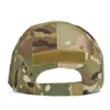 CAMO Baseball Cap Men Summer Mesh taktyczny kamuflaż rzep Snapback na zewnątrz Wspinaczka Hap Hat W1007