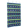 Car Organizer Cell Phones Classroom Storage Bag Numbered Wall Pocket