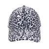 Leopard Print Baseball Cap European and American Fashion Sports Hat Sunshade Kaczka Kaczka Czapka Kobiet Kobiet Hats