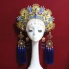 Haarclips Barrettes 6 ontwerpen Thailand Royal Princess Empress Crown Mix Chinese Tassel Originele vintage stijl Tiara Head Sieraden Dramahai