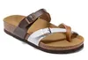 Mayari Gizeh Arizona Florida Summer Cork Chinelo masculino feminino Chinelos Sandálias de praia com estampa de arranhões de cores misturadas unissex Casual Slides Shoes