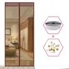 Curtain & Drapes Hanging Magnetic Net Anti-mosquito With Magic Sticker Window Mesh Easy Install Accept Custom SizeCurtain