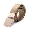 Waist Support 1pc Men Outdoor Canvas Belt Hiking Camping Safety Hunting Sports Wearable Breathable Military Tactical BeltWaist