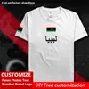 Libyen Land Flagge T-shirt DIY Benutzerdefinierte Jersey Fans Name Nummer Marke Baumwolle T-shirts Männer Frauen Lose Beiläufige Sport T-shirt 220616