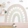 Adesivo murale grande arcobaleno acquerello decorazioni per la casa autoadesivo per camera dei bambini soggiorno decalcomanie vivaio adesivi per bambini nordici 220727