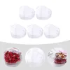 Embrulho de presente 5pcs caixas de armazenamento prático Candy Contêineres de plástico titulares transparentesgift