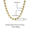Chains Design Stainless Steel Jewelry Necklace For Men Women Coffee Bean Shape Melon Seed Chain NecklaceChains