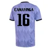 22 23 Fan Player Version Soccer Jerseys 3: e Benzema Real Madrids Finals Champions 14 Kit Rodrgo Camiseta 2023 Vini Jr Camaveringa Jersey
