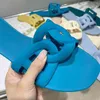 Designer H family e Slippers Holiday Macarone Color Pig Nose Jelly Beach Shoes Ins Tide Flat Bottom Sandals for Women in 969ess
