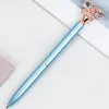 Creative metal ballpoint pen diamond butterfly office stationery fashion advertising pen LK142