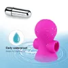 Stimulateur de Clitoris et de mamelon pour femmes, ventouse d'agrandissement de sein, Mini vibrateur à balles, jouets sexy pour adultes, masseur féminin lesbien