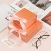 Gift Wrap Rose Gold Ribbon Carton Holiday Party Candy Clothing Allmänt förpackning Papperspåse stöder anpassad storlek tryckt logogift