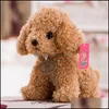 Keepsakes Simation Dog Plush Toy Doll Rag Curly Teddy Husky Golden MxHome DHMV4